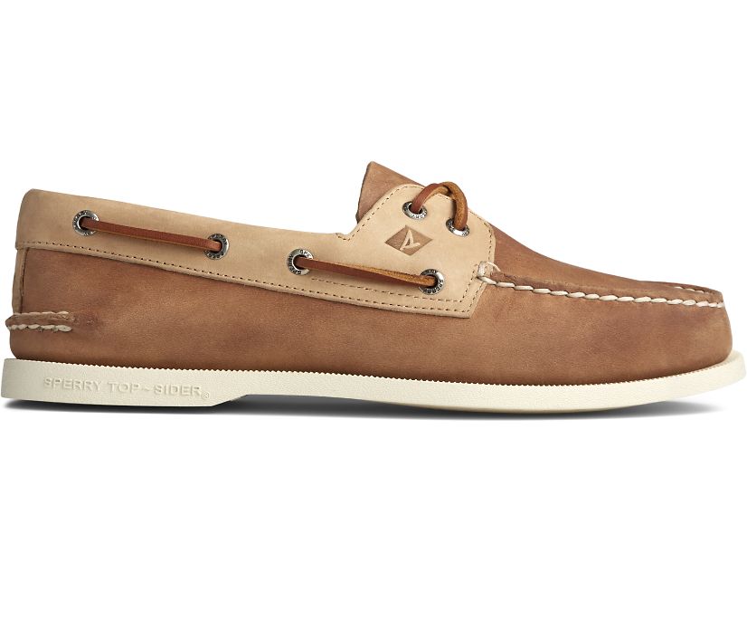 Sperry Authentic Original Boat Shoes - Men's Boat Shoes - Brown/Multicolor [IP2617584] Sperry Top Si